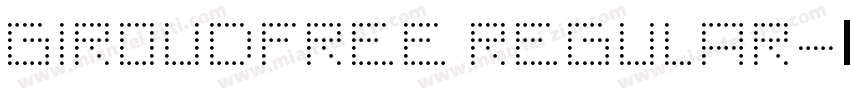 GIROUDFREE REGULAR字体转换